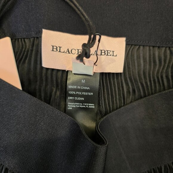 Chico's Black Label Release Pleat Flare Pant - M Reg NWT - Picture 8 of 11